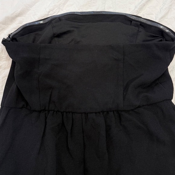 Wild Fable Black Strapless Wide Leg Jumpsuit Palazzo Pants Size M - Picture 11 of 12